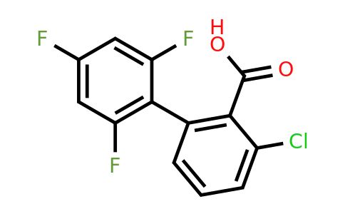 1261951-91-0 | 6-Chloro-2-(2,4,6-trifluorophenyl)benzoic acid