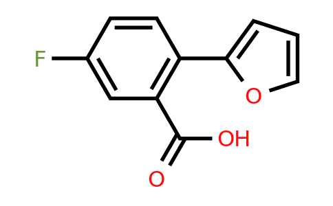1261952-42-4 | 5-Fluoro-2-(furan-2-yl)benzoic acid