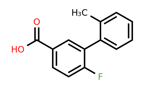 1261952-70-8 | 4-Fluoro-3-(2-methylphenyl)benzoic acid