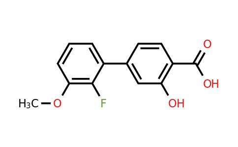 1261952-82-2 | 4-(2-Fluoro-3-methoxyphenyl)-2-hydroxybenzoic acid