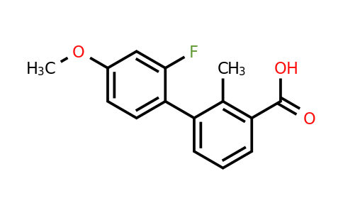 1261952-99-1 | 3-(2-Fluoro-4-methoxyphenyl)-2-methylbenzoic acid