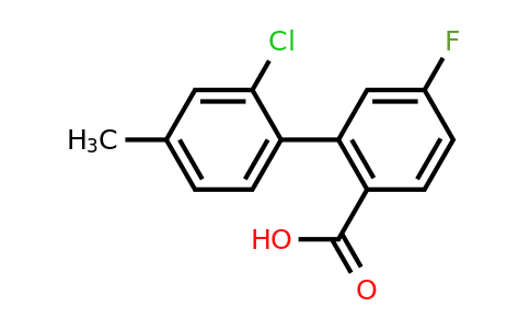 1261953-34-7 | 2-(2-Chloro-4-methylphenyl)-4-fluorobenzoic acid