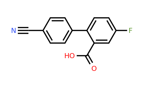 1261954-08-8 | 2-(4-Cyanophenyl)-5-fluorobenzoic acid