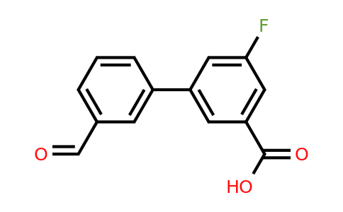 1261954-36-2 | 5-Fluoro-3-(3-formylphenyl)benzoic acid