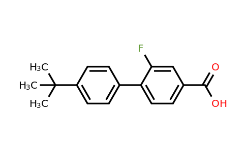 1261954-92-0 | 4'-(tert-Butyl)-2-fluoro-[1,1'-biphenyl]-4-carboxylic acid