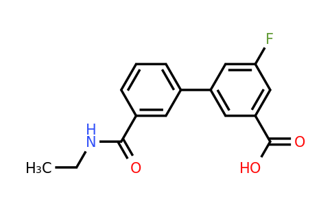 1261955-03-6 | 3-[3-(N-Ethylaminocarbonyl)phenyl]-5-fluorobenzoic acid