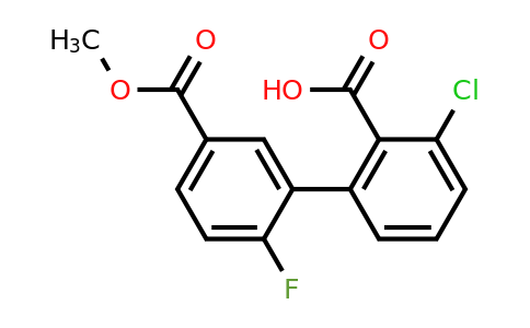 1261955-12-7 | 6-Chloro-2-(2-fluoro-5-methoxycarbonylphenyl)benzoic acid