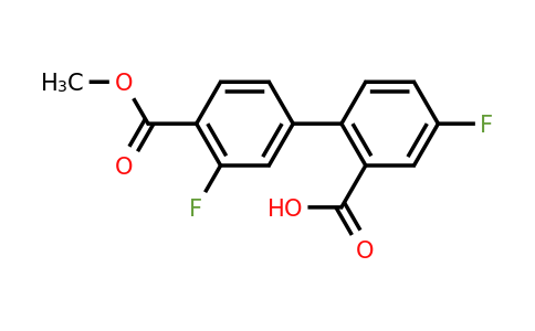 1261955-19-4 | 5-Fluoro-2-(3-fluoro-4-methoxycarbonylphenyl)benzoic acid