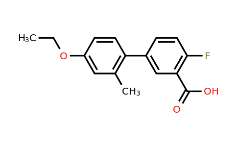 1261955-38-7 | 5-(4-Ethoxy-2-methylphenyl)-2-fluorobenzoic acid