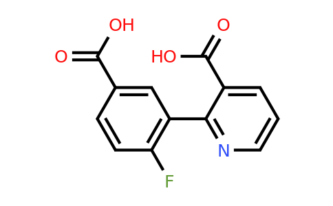 1261955-52-5 | 2-(5-Carboxy-2-fluorophenyl)nicotinic acid