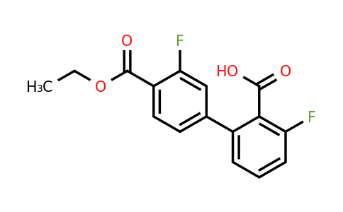 1261955-65-0 | 2-[4-(Ethoxycarbonyl)-3-fluorophenyl]-6-fluorobenzoic acid