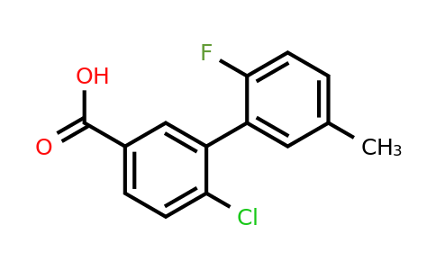 1261955-77-4 | 4-Chloro-3-(2-fluoro-5-methylphenyl)benzoic acid