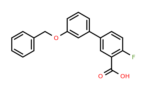 1261955-98-9 | 5-(3-Benzyloxyphenyl)-2-fluorobenzoic acid