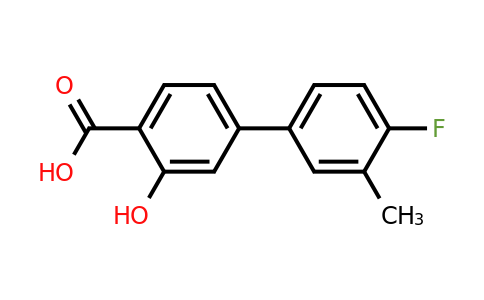 1261956-02-8 | 4-(4-Fluoro-3-methylphenyl)-2-hydroxybenzoic acid