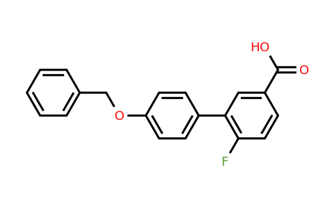 1261956-14-2 | 3-(4-Benzyloxyphenyl)-4-fluorobenzoic acid