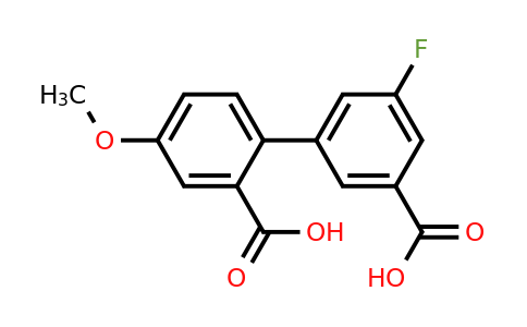 1261956-27-7 | 2-(3-Carboxy-5-fluorophenyl)-5-methoxybenzoic acid