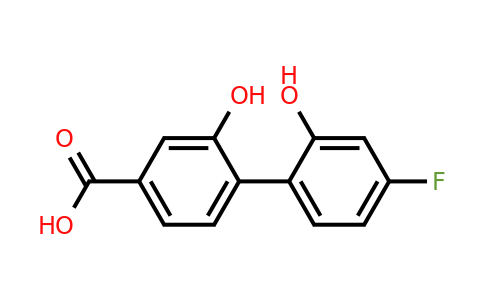 1261956-28-8 | 4-(4-Fluoro-2-hydroxyphenyl)-3-hydroxybenzoic acid