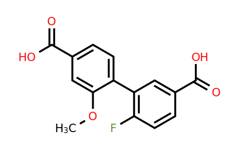 1261956-45-9 | 4-(5-Carboxy-2-fluorophenyl)-3-methoxybenzoic acid