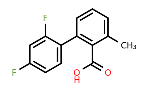 1261956-69-7 | 2-(2,4-Difluorophenyl)-6-methylbenzoic acid