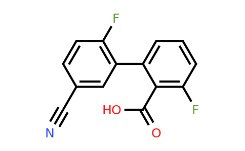 1261956-99-3 | 2-(5-Cyano-2-fluorophenyl)-6-fluorobenzoic acid