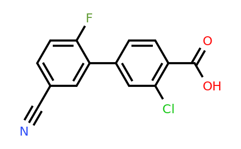 1261957-07-6 | 2-Chloro-4-(5-cyano-2-fluorophenyl)benzoic acid