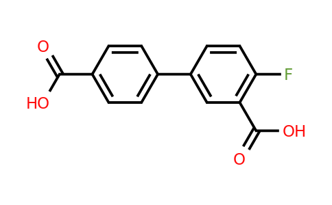 1261957-42-9 | 5-(4-Carboxyphenyl)-2-fluorobenzoic acid