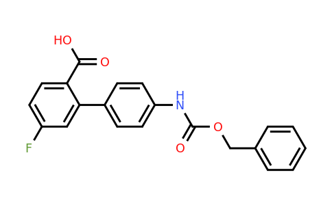 1261957-51-0 | 2-(4-Cbz-Aminopheny)-4-fluorobenzoic acid