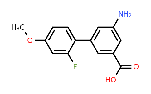 1261957-99-6 | 3-Amino-5-(2-fluoro-4-methoxyphenyl)benzoic acid
