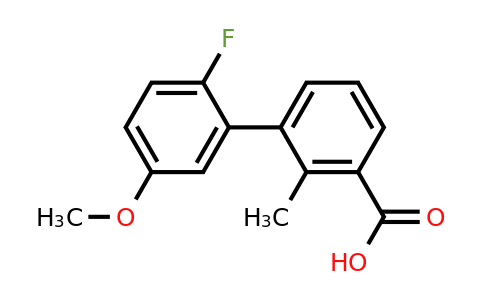 1261958-06-8 | 3-(2-Fluoro-5-methoxyphenyl)-2-methylbenzoic acid