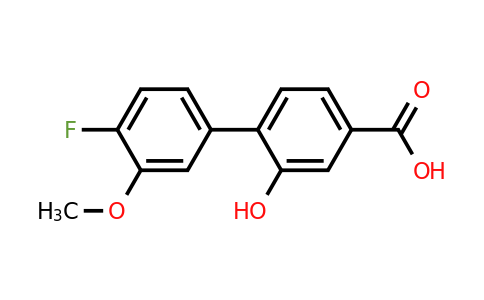 1261958-12-6 | 4-(4-Fluoro-3-methoxyphenyl)-3-hydroxybenzoic acid