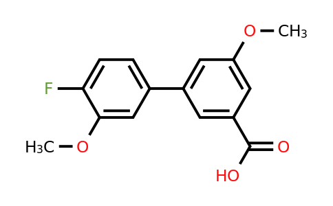 1261958-27-3 | 3-(4-Fluoro-3-methoxyphenyl)-5-methoxybenzoic acid
