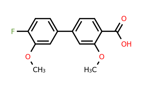 1261958-36-4 | 4-(4-Fluoro-3-methoxyphenyl)-2-methoxybenzoic acid