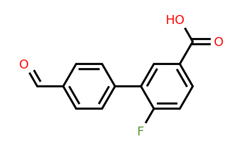 1261958-81-9 | 4-Fluoro-3-(4-formylphenyl)benzoic acid