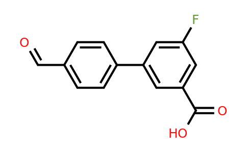 1261958-84-2 | 5-Fluoro-3-(4-formylphenyl)benzoic acid