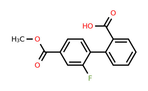 1261958-85-3 | 2-(2-Fluoro-4-methoxycarbonylphenyl)benzoic acid