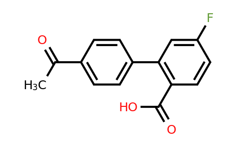 1261959-87-8 | 2-(4-Acetylphenyl)-4-fluorobenzoic acid