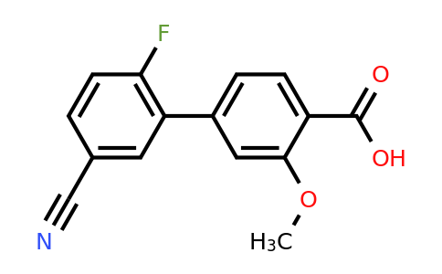 1261959-91-4 | 4-(5-Cyano-2-fluorophenyl)-2-methoxybenzoic acid