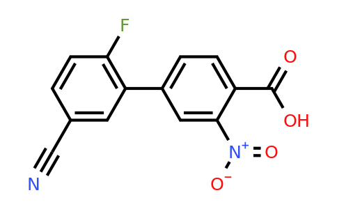 1261959-93-6 | 4-(5-Cyano-2-fluorophenyl)-2-nitrobenzoic acid
