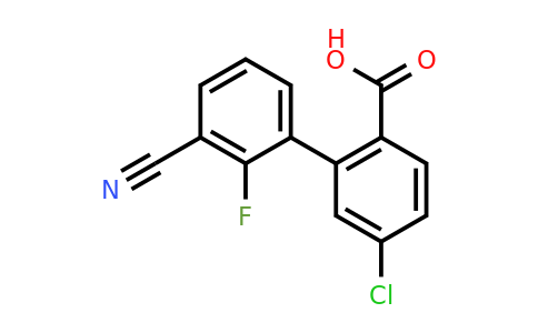 1261960-03-5 | 4-Chloro-2-(3-cyano-2-fluorophenyl)benzoic acid