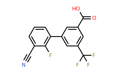 1261960-08-0 | 3-(3-Cyano-2-fluorophenyl)-5-trifluoromethylbenzoic acid