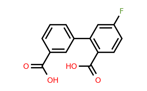 1261960-12-6 | 2-(3-Carboxyphenyl)-4-fluorobenzoic acid