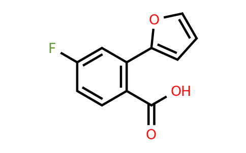 1261960-73-9 | 4-Fluoro-2-(furan-2-yl)benzoic acid