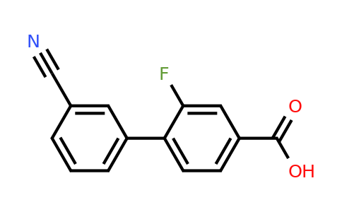 1261960-89-7 | 3'-Cyano-2-fluoro-[1,1'-biphenyl]-4-carboxylic acid