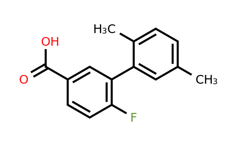 1261961-12-9 | 3-(2,5-Dimethylphenyl)-4-fluorobenzoic acid