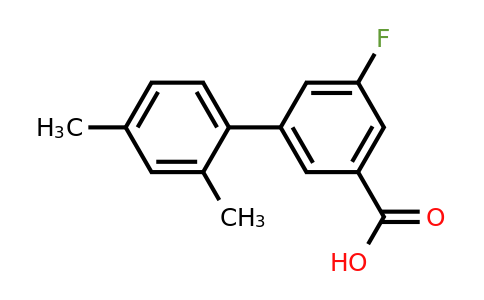 1261961-21-0 | 3-(2,4-Dimethylphenyl)-5-fluorobenzoic acid