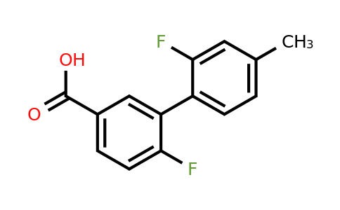 1261961-39-0 | 4-Fluoro-3-(2-fluoro-4-methylphenyl)benzoic acid