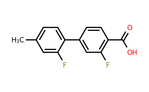 1261961-40-3 | 2-Fluoro-4-(2-fluoro-4-methylphenyl)benzoic acid