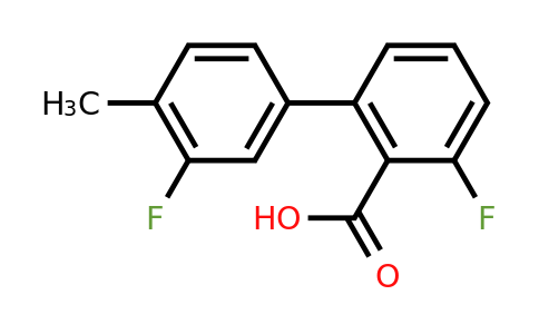 1261961-55-0 | 6-Fluoro-2-(3-fluoro-4-methylphenyl)benzoic acid