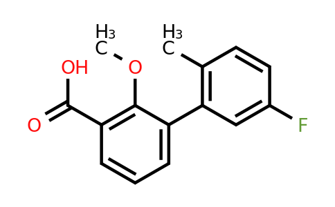 1261961-60-7 | 3-(5-Fluoro-2-methylphenyl)-2-methoxybenzoic acid