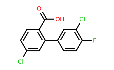 1261962-34-8 | 4-Chloro-2-(3-chloro-4-fluorophenyl)benzoic acid